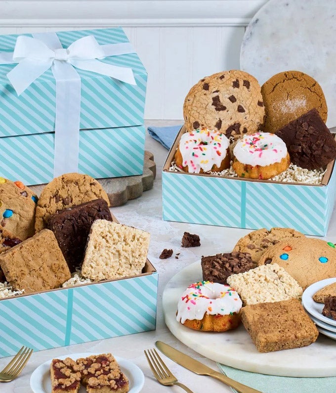 B-353.jpg Baked Goods and Bundt Cakes Gift Tower