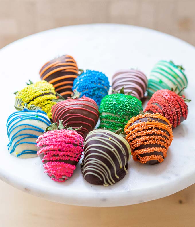 E-220_A2.jpg Rainbow Chocolate Covered Strawberries - Image 3