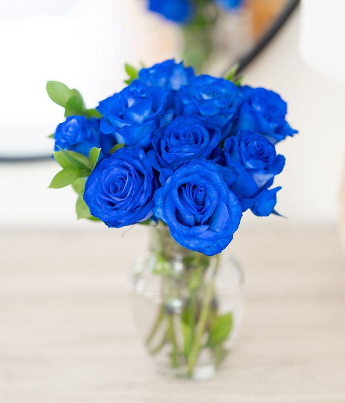 F-171_A4.jpg One Dozen Blue Roses - Image 5