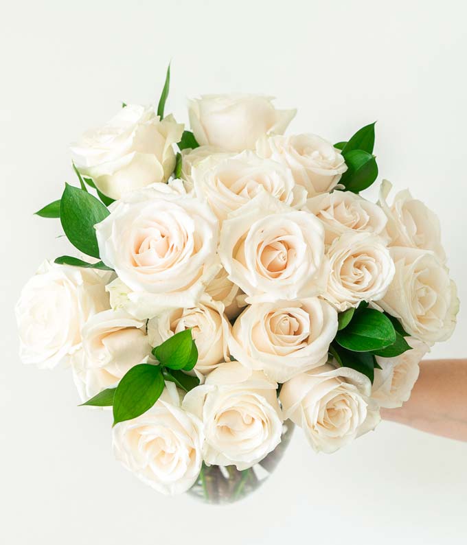 F-230_A2.jpg Two Dozen White Roses - Image 3