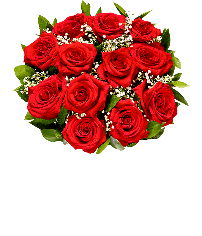 F-235_H.png One Dozen Red Roses - Image 2