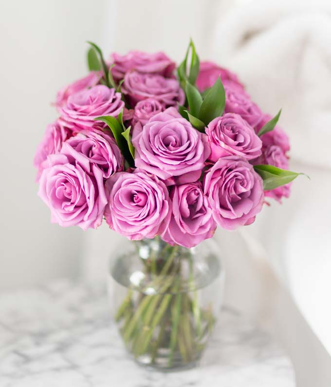 F-288_A2.jpg Two Dozen Purple Roses - Image 3