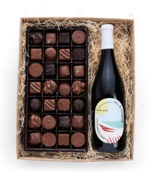 Gourmet Chocolates & California Red Wine Gift Box