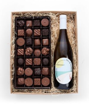 Gourmet Chocolates & California White Wine Gift Box