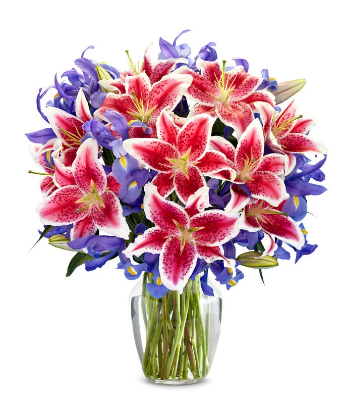 F-674.jpg Premium Starlit Iris Bouquet