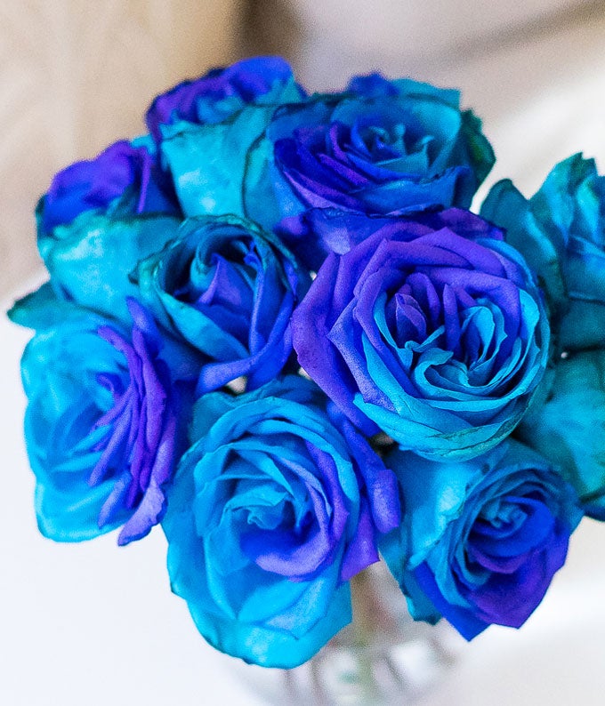 F-770_A3.jpg One Dozen Ocean Blue Roses - Image 4