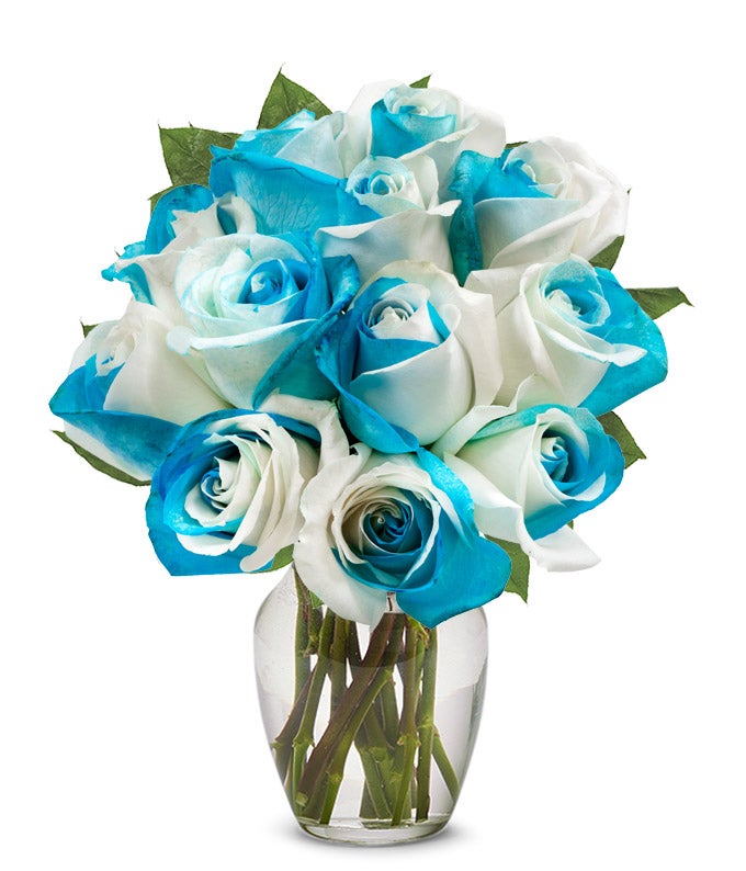 F-771.jpg One Dozen Sea Foam Roses