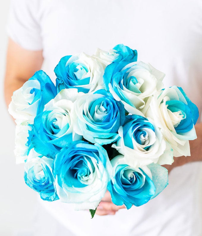 F-771_A1.jpg One Dozen Sea Foam Roses - Image 2