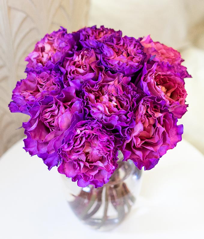F-777_A2.jpg One Dozen Magenta Roses - Image 3