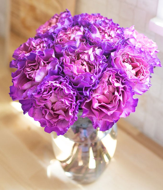 F-777_A4.jpg One Dozen Magenta Roses - Image 5