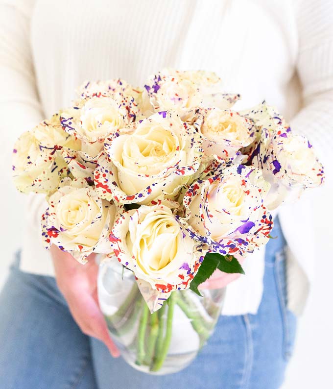 F-779_A2.jpg One Dozen Wild Confetti Roses - Image 3