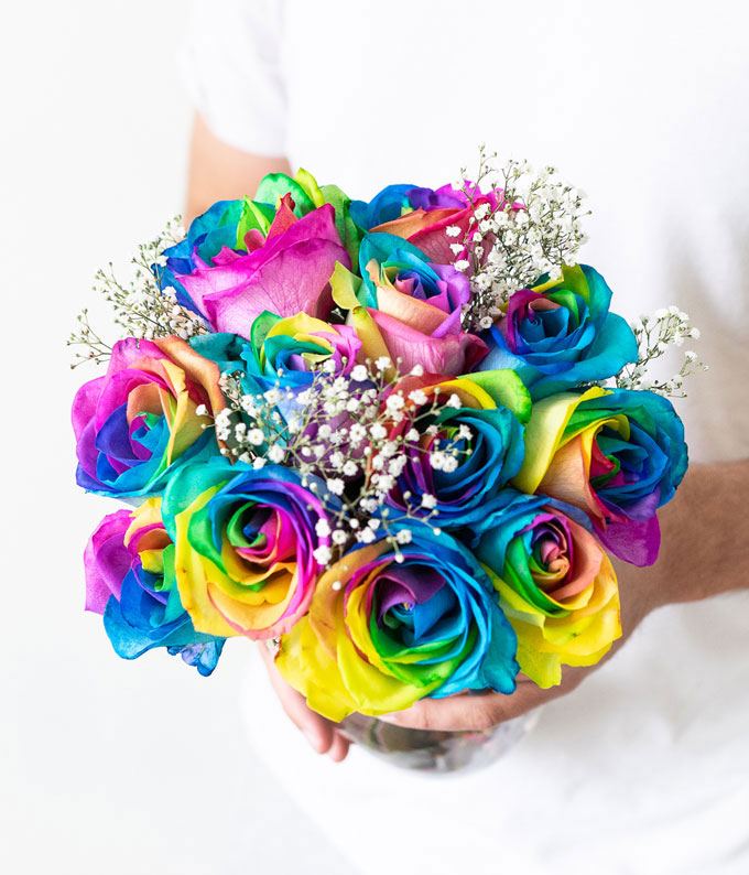 F-898_A2.jpg Congrats! One Dozen Tie Dye Roses - Image 4
