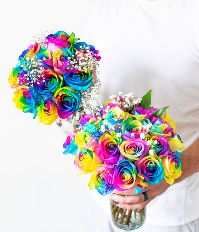 F-898_A4.jpg Congrats! One Dozen Tie Dye Roses - Image 6