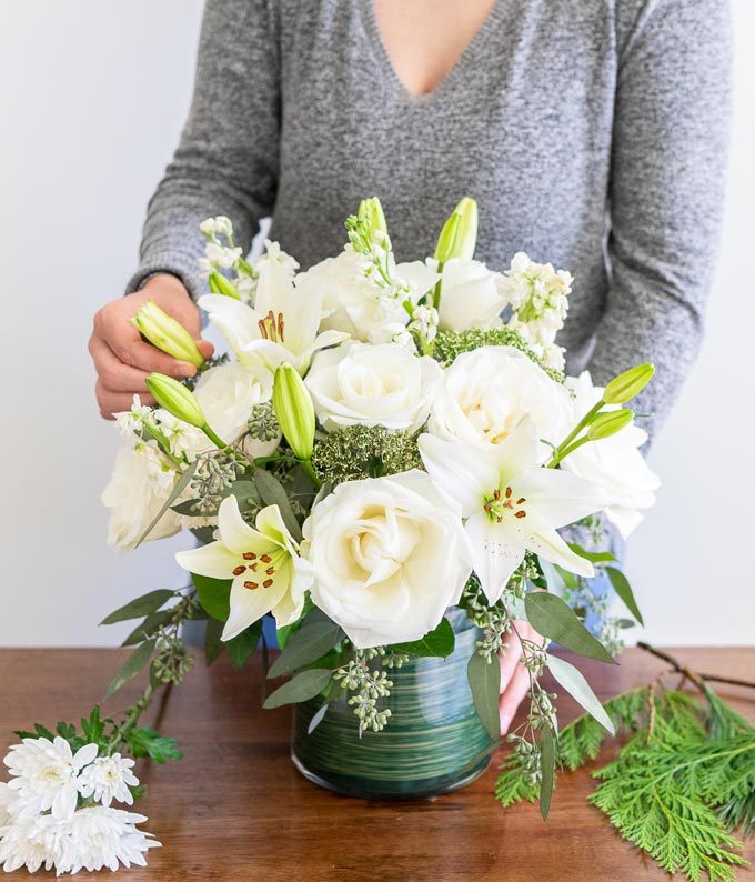 FD001_A2.jpg Florist Designed Sympathy Bouquet - Image 3