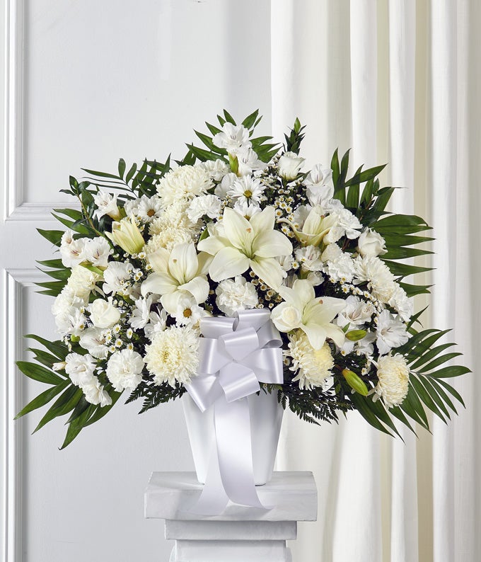 FYF-430-1.jpg White Sympathy Standing Basket