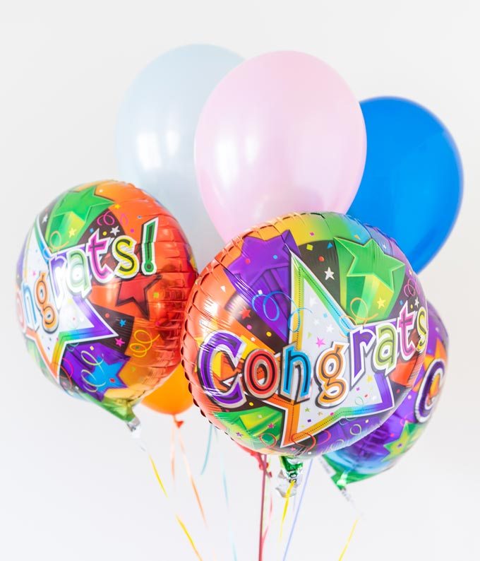 FYF-CO-BA_A1.jpg Congratulations Florist Designed Balloon Bouquet - Image 2