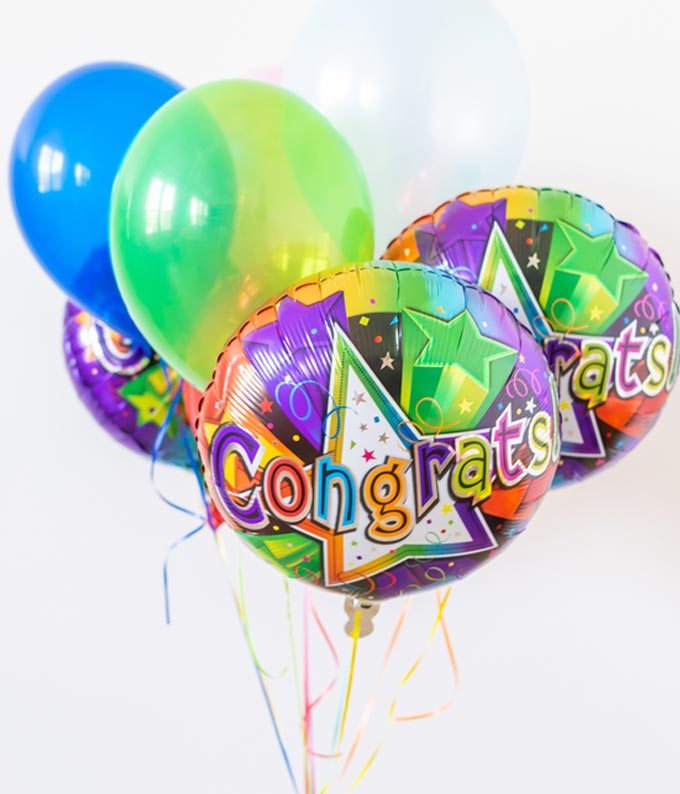 FYF-CO-BA_A3.jpg Congratulations Florist Designed Balloon Bouquet - Image 4