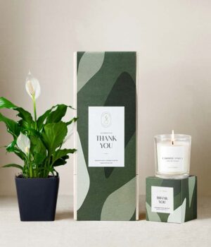 Lula's Garden ® Thank You Peace Lily Gift Set