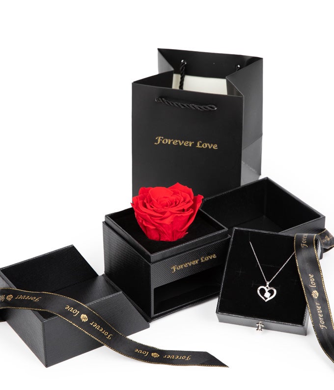 R-025.jpg Forever Rose & Necklace Gift Set