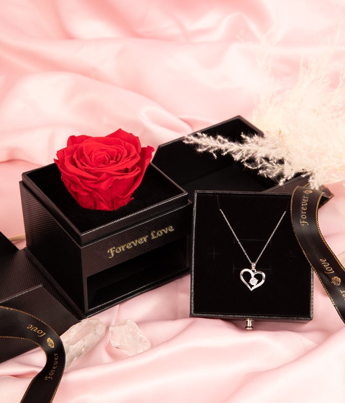 R-025_A1.jpg Forever Rose & Necklace Gift Set - Image 2