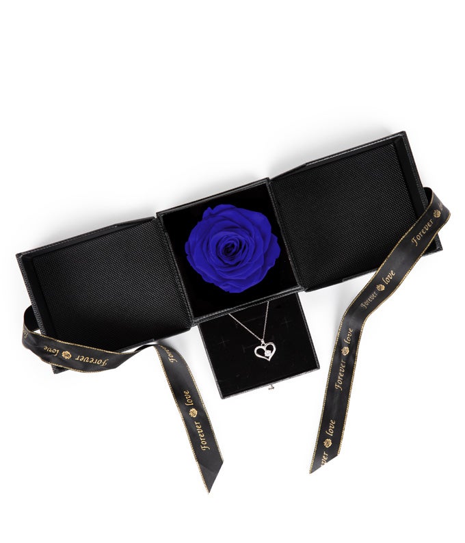 R-026_A3.jpg Forever Rose & Necklace Gift Set- Blue - Image 4