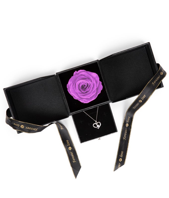 R-027_A3.jpg Forever Rose & Necklace Gift Set- Purple - Image 4
