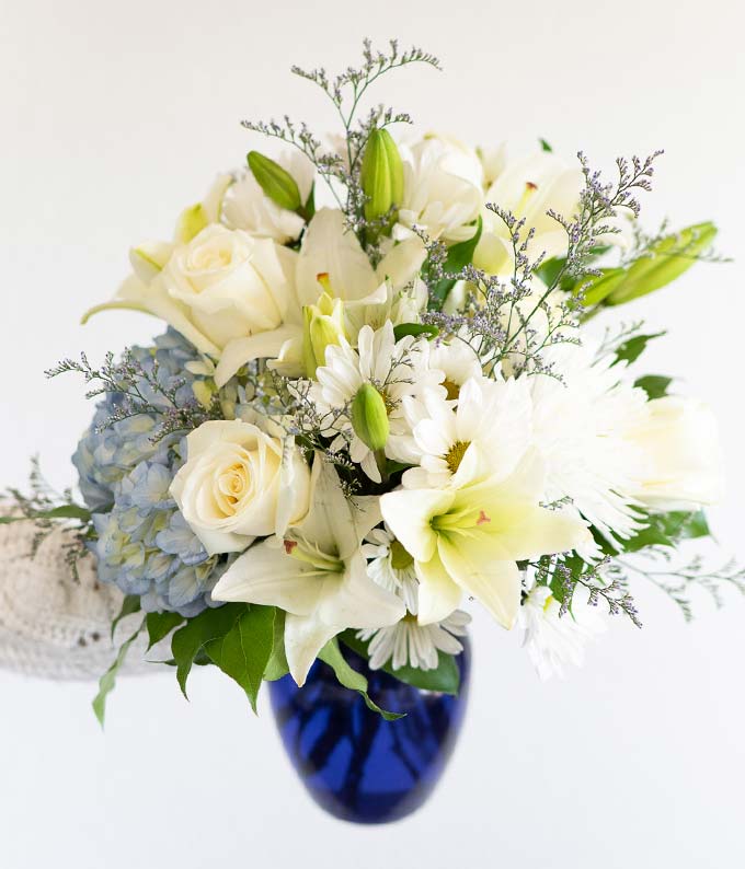 T209-3_A1.jpg Beautiful in Blue Bouquet - Image 2