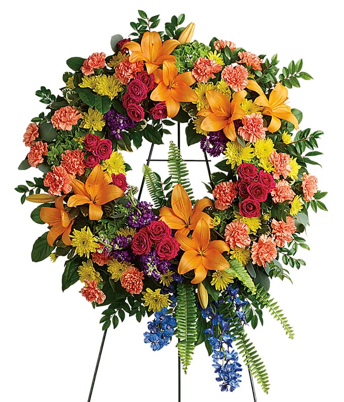 T282-7-1.jpg Solace in Blooms Wreath