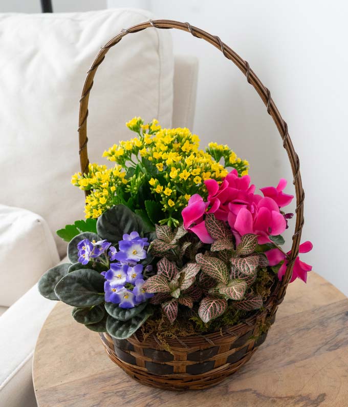 T93-1A_A3.jpg Spring Floral Basket - Image 4