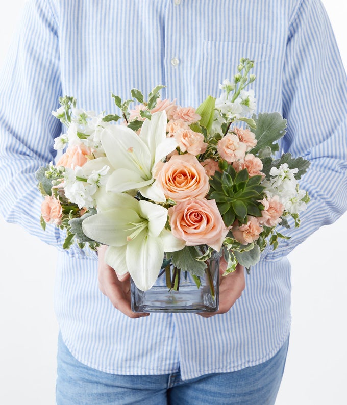TEV55-6_A2.jpg Southern Peach Bouquet - Image 3