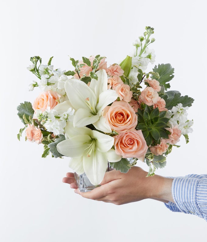 TEV55-6_A3.jpg Southern Peach Bouquet - Image 4