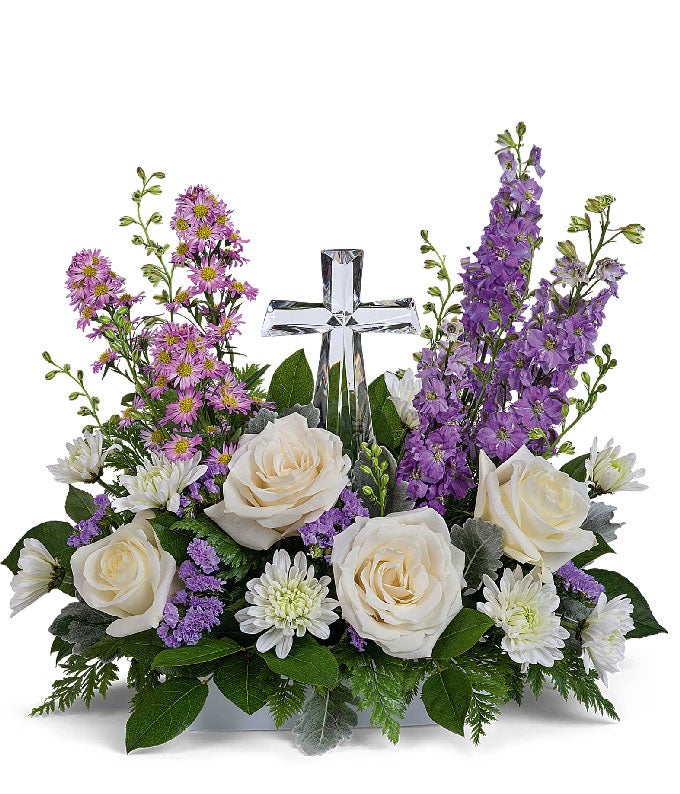 TEV67-5-1.jpg Sweet Serenity Crystal Cross Bouquet