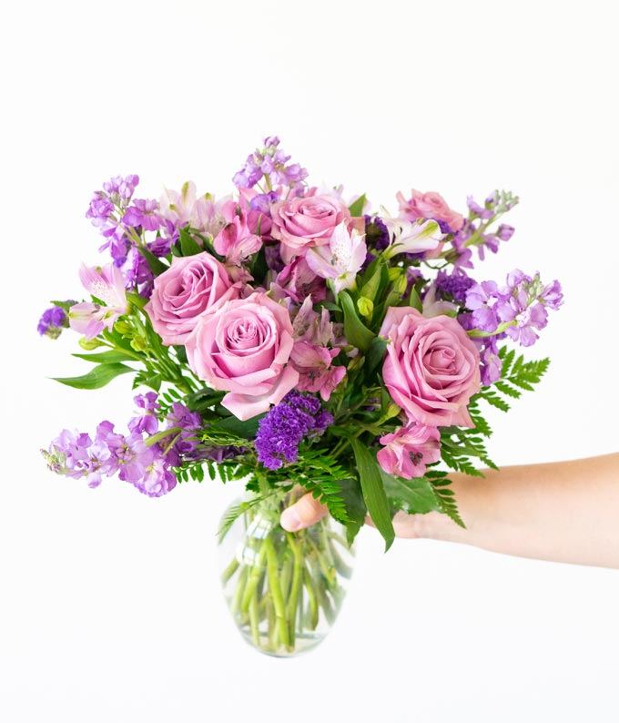 V7025_A1.jpg Purple Paradise Bouquet - Image 2