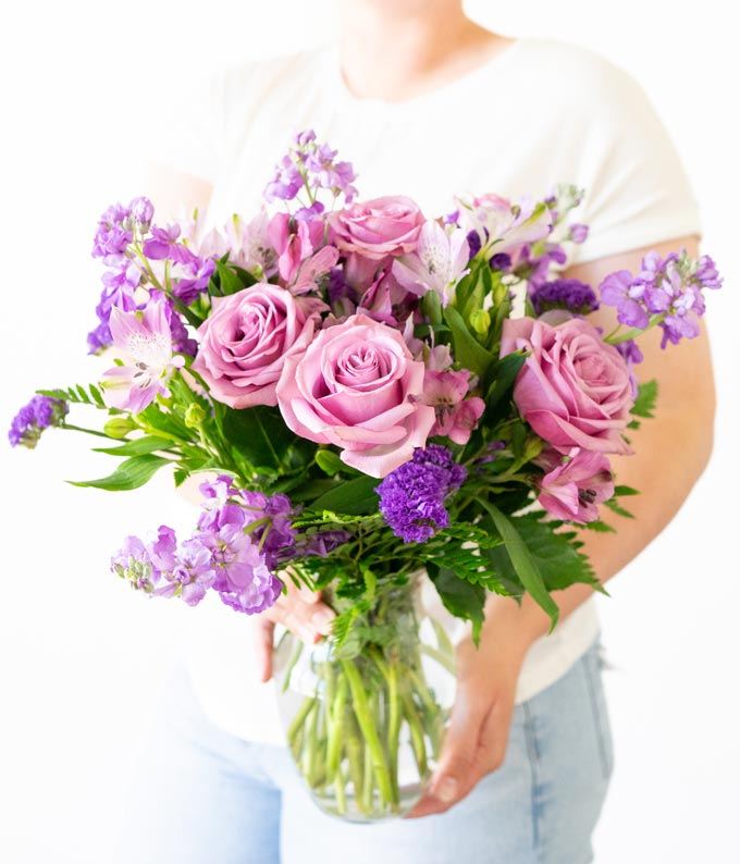V7025_A3.jpg Purple Paradise Bouquet - Image 4