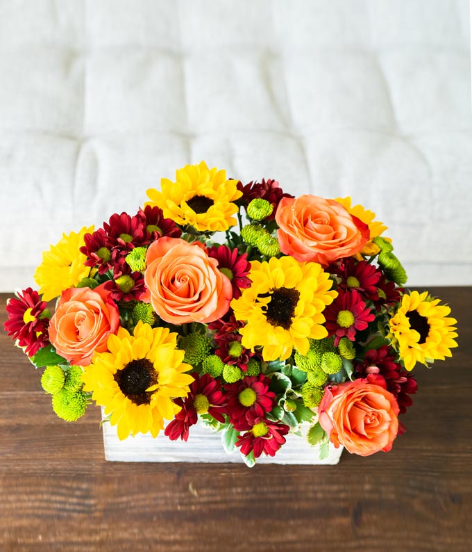 V7122_A3.jpg Butterscotch Blossoms Basket - Image 4