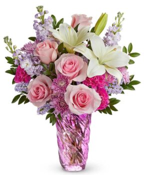 Swirling Pink & Lavender