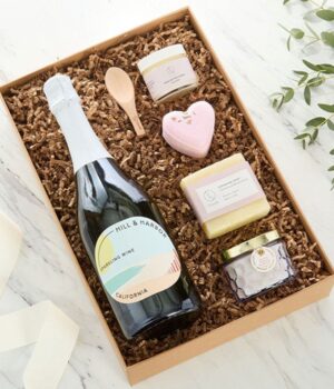 Uncork & Unwind Sparkling Wine & Spa Gift Box